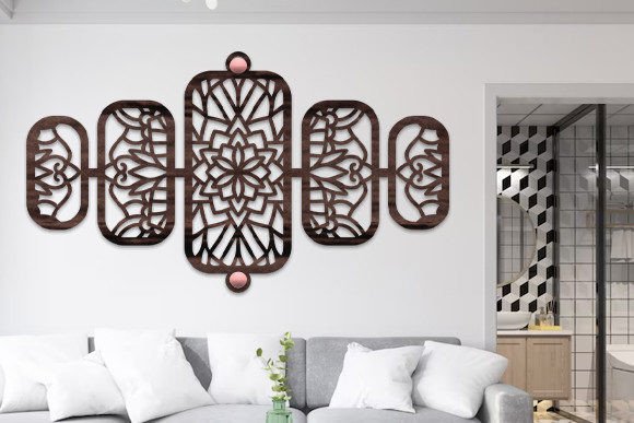Download Laser Cut Wall Art Mandala Panel Svg - Premium Resources