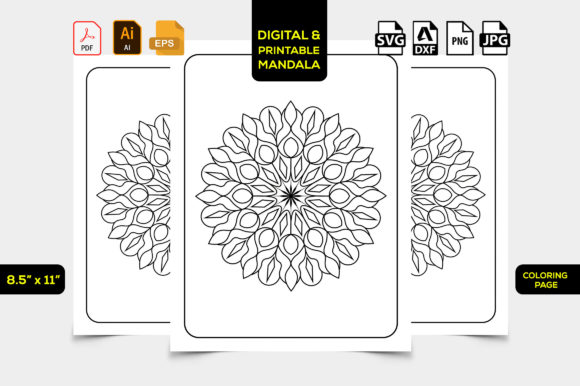 Download KDP Mandala Interior Coloring Pages Kids - Kdp Collection