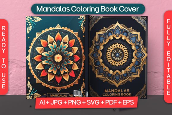 Download Mandalas Coloring Book Cover for Kdp - Kdp Collection