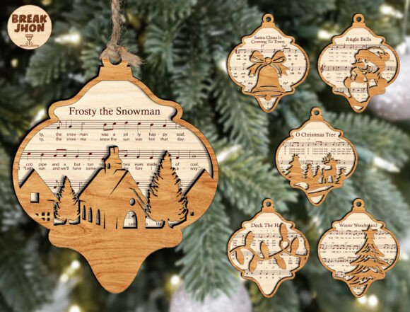 Download Christmas Song Ornament SVG Bundle - Svg bundle Collection