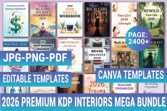 Download 2026 PREMIUM KDP INTERIORS MEGA BUNDLE - Kdp Collection