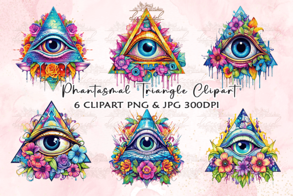 Download Phantasmal Triangle Watercolor Clipart - Triangle Collection