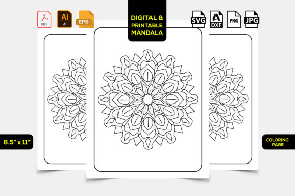 Download KDP Mandala Interior Coloring Pages Kids - Kdp Collection