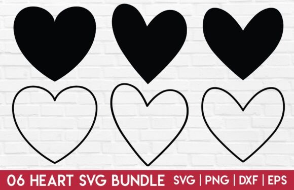 Download Heart SVG Bundle - Heart Outline SVG PNG - Svg bundle Collection