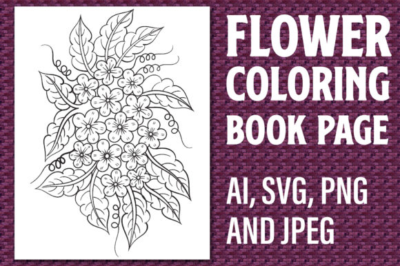Download Flower Coloring Book Page for KDP - Kdp Collection