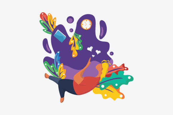 Download Flat Illustration Relaxation - Illustration Collection