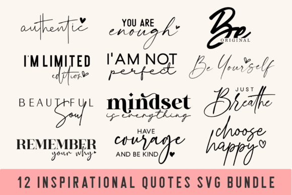 Download Boho Inspirational Quotes SVG BUNDLE - Svg bundle Collection