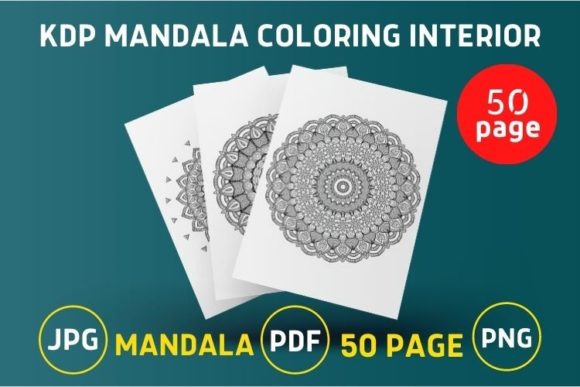 Download Mandala Coloring Book KDP Design - Kdp Collection