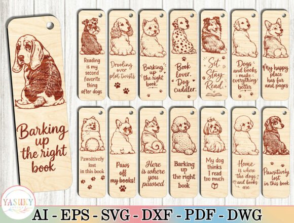 Download Dog Bookmark Laser Cut File SVG Bundle - Svg bundle Collection
