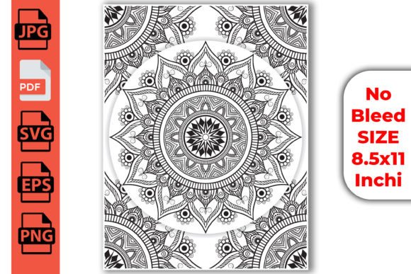 Download Monochrome Mandala Colouring Pages KDP - Kdp Collection
