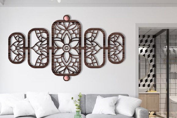 Download Laser Cut Wall Art Mandala Panel Svg - Premium Resources