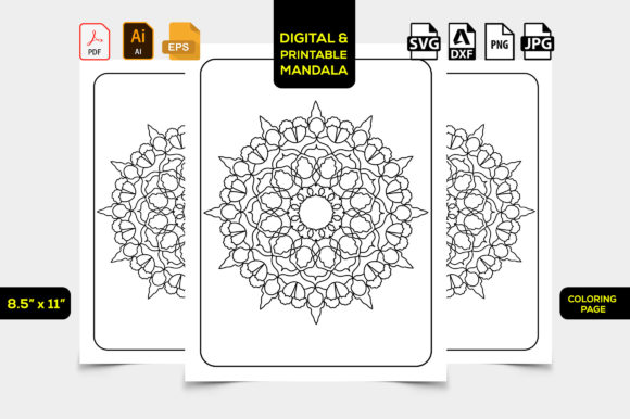 Download KDP Mandala Interior Coloring Pages Kids - Kdp Collection