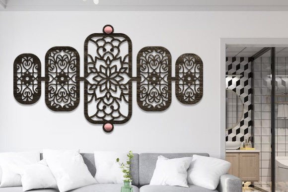 Download Laser Cut Wall Art Mandala Panel Svg - Premium Bundle