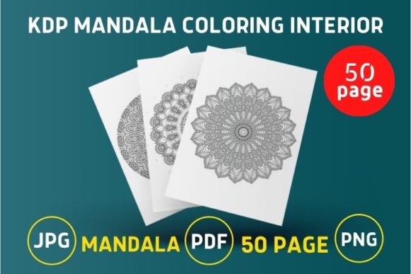Download Mandala Coloring Book Interior KDP - Kdp Collection