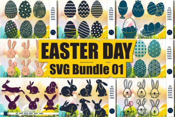 Download Paper Cut Easter Egg Element SVG Bundle - Svg bundle Collection