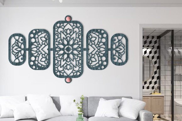 Download Laser Cut Wall Art Mandala Panel Svg - Premium Resources
