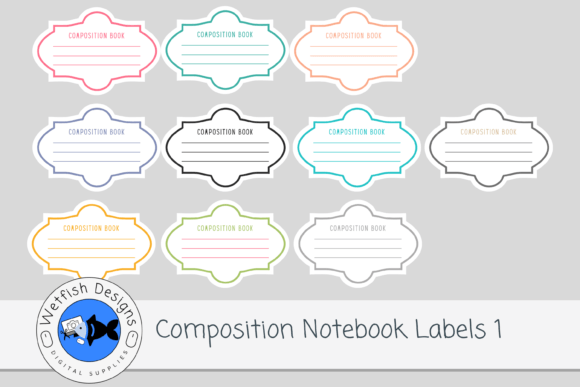 Download KDP Composition Notebook PNG Labels - Kdp Collection