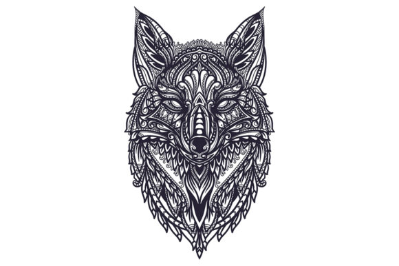 Download Doodle Zentangle Fox Illustration - Illustration Collection