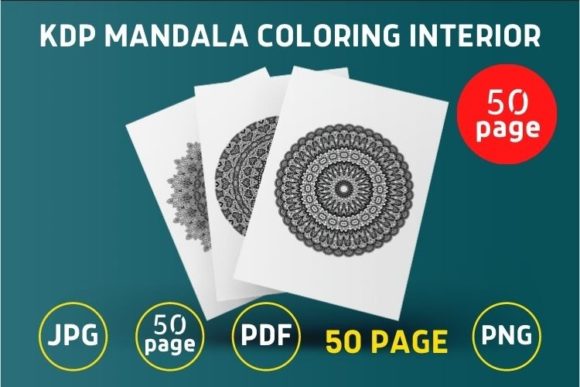Download KDP Mandala Coloring Interior Pages - Kdp Collection