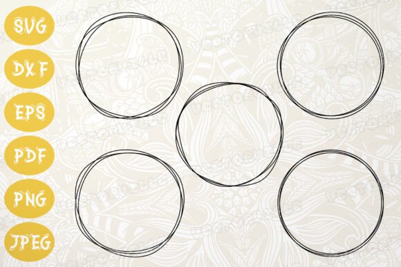 Download Hand-Drawn Circle Frame SVG Bundle - Svg bundle Collection