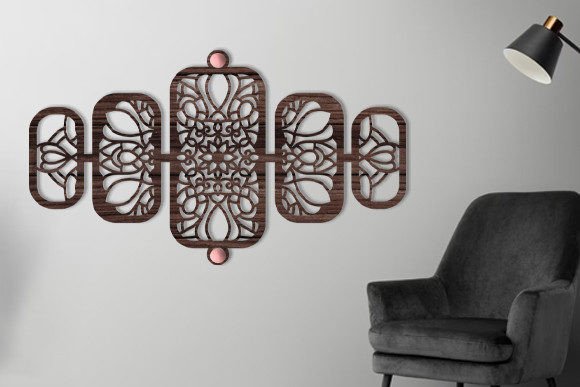 Download Laser Cut Wall Art Mandala Panel Svg - Premium Resources