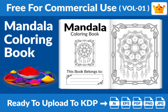 Download Mandala Coloring Book KDP Interior V01 - Kdp Collection