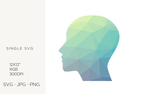 Download Geometrical Pattern,  Human Head - Geometrical pattern Collection